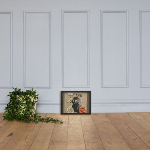 "Timeless Romance" Vintage Wall Art | Framed matte paper poster